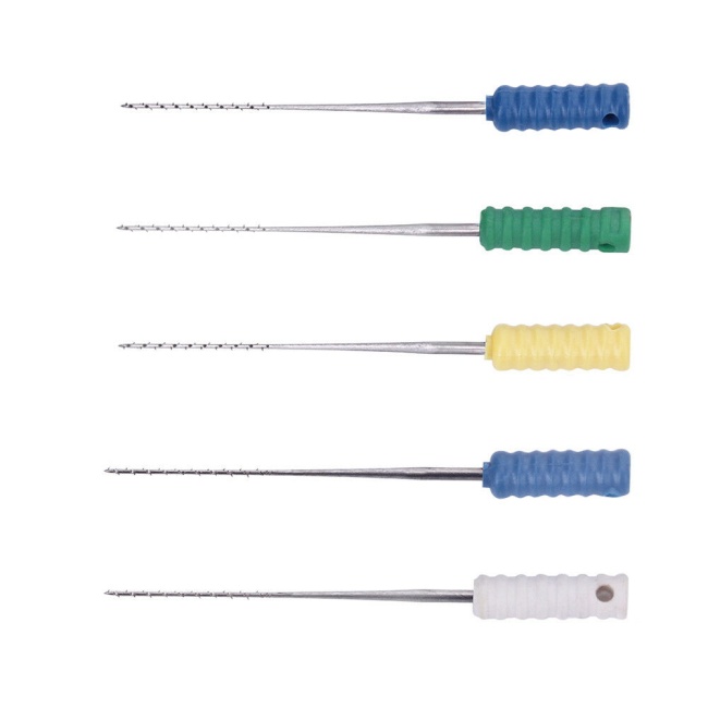 10Pcs/Pack Dental Endodontic Files Root Canal Short Barbed Broaches Medical Stainless Steel 21mm/25mm