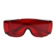 1Pc Dental Protective Eye Goggles Anti-fog Glasses with Adjustable Frame for Dentist Red