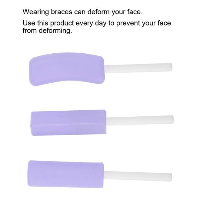 3Pcs Medical Grade Silicone Chew Dental Aligner Seater Chewies, Clear or Metal Braces Help to Seat your Aligner Trays