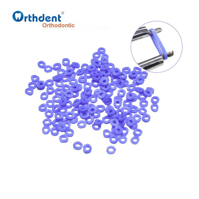 1000Pcs Dental Ligature Ties Separator Orthodontic Separate  Rubber Band Rings Bulk Pack