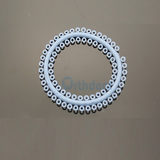 700 Pcs/Bag Orthodontic Separator Tie Dental Separator Ties Orthodontic Circle Rubber Ring S Type O Shape