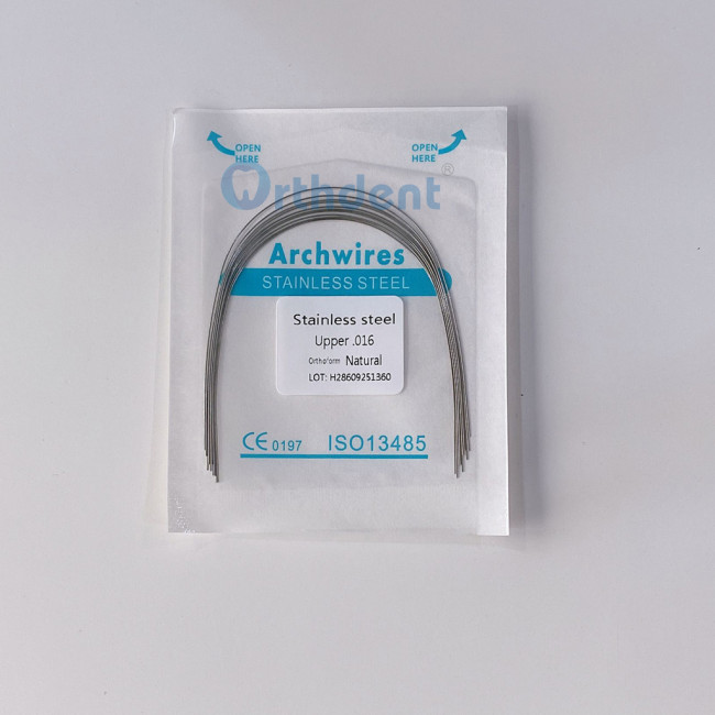 10 Packs Dental Orthodontic Rectangular Arch Wire Stainless Steel Natural Form Wire