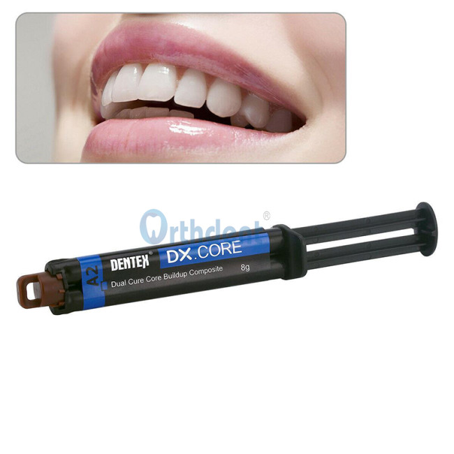 1Pack Dental Dual Cure Flowable Resin Composite Refill Core And Self Cured Composite Resin Core Buildup A2/A3
