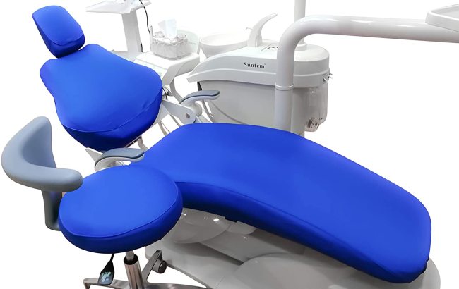 4Pcs/set Dental Chair Cover Dental Unit Cover Cloth Dentist Chair Protector Sleeves Washable Dentist Headrest Cushion