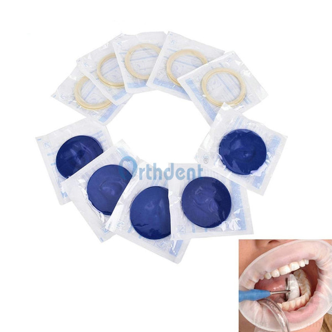 10 Pcs Dental Disposable Rubber Sterile Mouth Opener Oral Cheek Instrution Of Rubber Dam Mouth And Gag Oral Hygiene