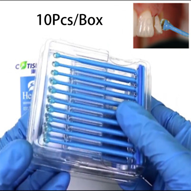 10 Pcs/Box Dental Bonding Stick Rods Bond Veneer Crown Matrix Adhesive Bracket Tubes Bule