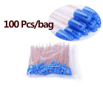 100 Pcs/bag Disposable Dental Saliva Ejector Low Volume Suction Clear Tube Tips Aspirator Nozzles Oral Hygiene