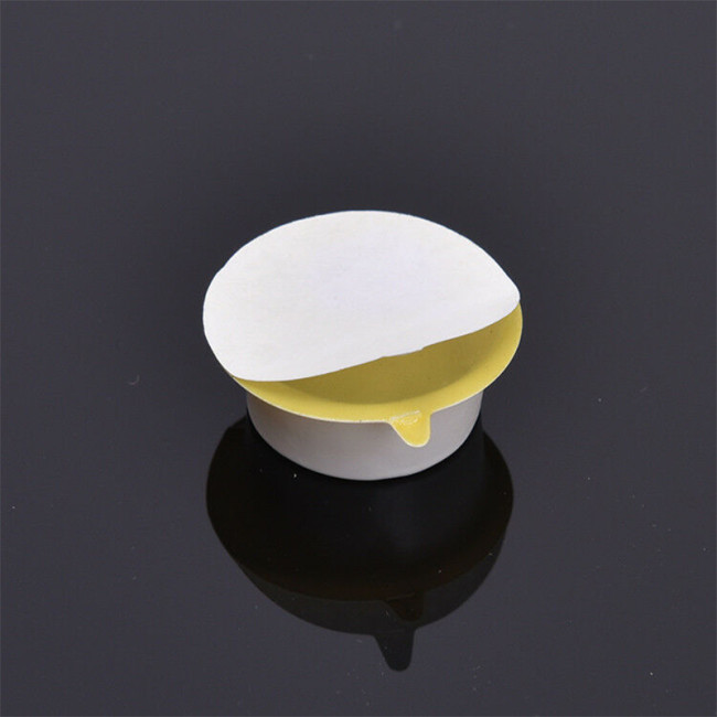 100Pcs/Pack Dental Disposable Dappen Dish Bowl Ring Holder Plastic Container Adhesive