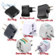 1 Pc Universal Travel Power EU GER AU US Plug Adapter Converter Travel Conversion With USB Power Converter Outlet