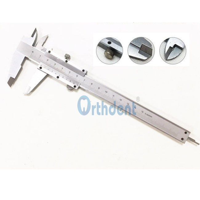Orthdent 1 Pc Vernier Calipers Measuring Tool Stainless Steel Caliper Messschieber Paquimetro Measuring Instrument 6  150mm