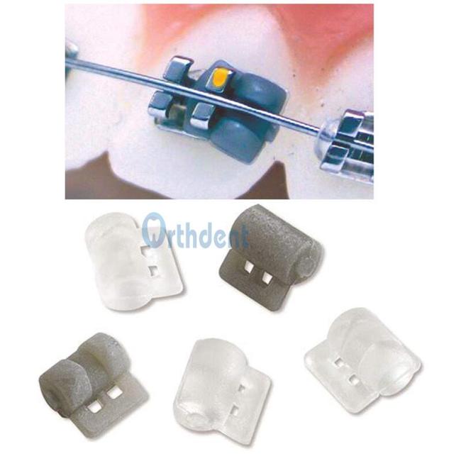 20 Pcs/Pack Orthodontic Dental Elastics Rotation Wedge Rotating Rubber Pad Dentist Tools