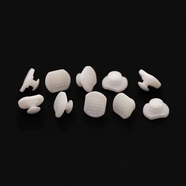 10Pcs/Pack Dental Orthodontic Ceramic Lingual Buttons Bonlar Base