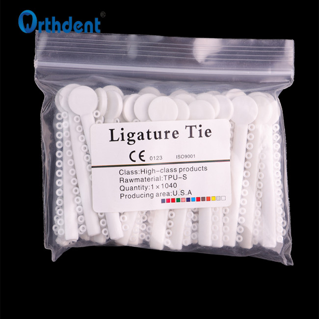 Orthdent 1040 Pcs/Bag Dental Super Elastic Ligature Ties Rubber Bands For Brackets Dentistry Lab Orthodontic Materials Supply