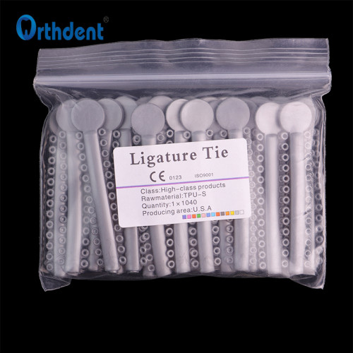 5 Packs Dental Orthodontic Elastic Ligature Ties – Rubber Bands For Braces Brackets