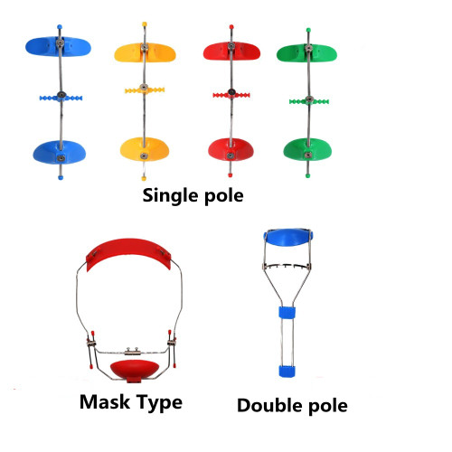 1Pc Dental Orthodontic Reverse-Pull Headgear Adjustable Face Mask Single/Double Bar Multiple Colour