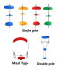 1Pc Dental Orthodontic Reverse-Pull Headgear Adjustable Face Mask Single/Double Bar Multiple Colour