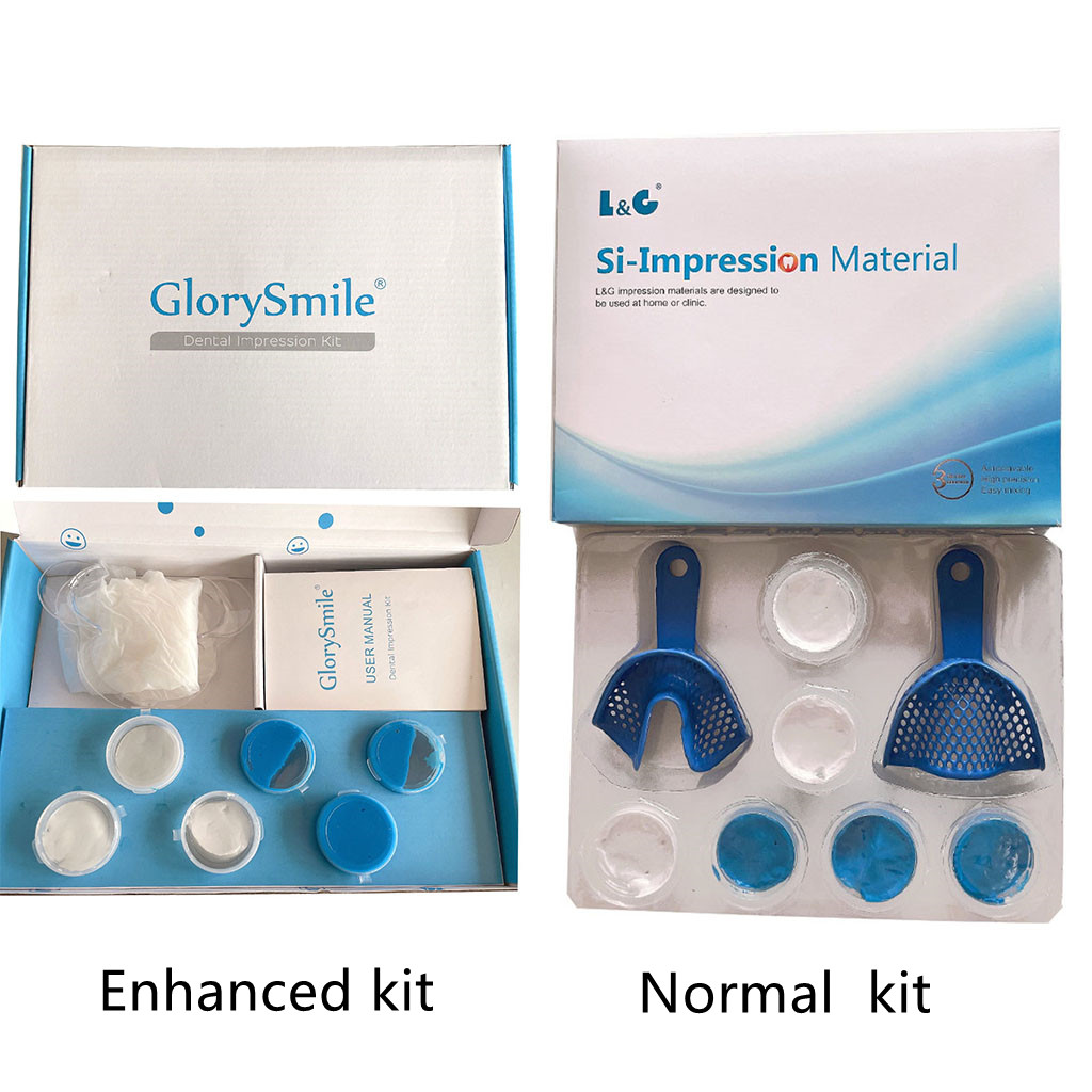 1 Set Dental Teeth Impression Kit Teeth Molding Kit Teeth Impression with  Putty Silicone Material