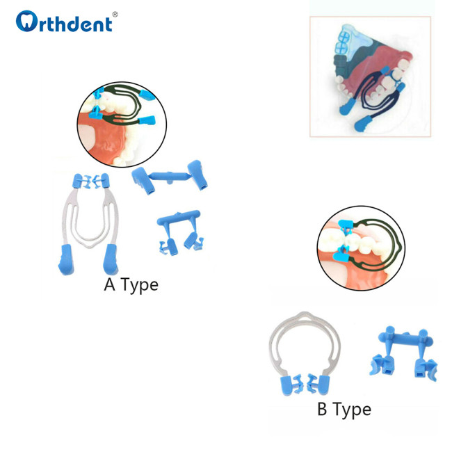 1 Set Dental Forming Sheet Clip Dentistry Sectional Contoured Matrix Clips Matrice Clamps Autoclave Dentist Materials