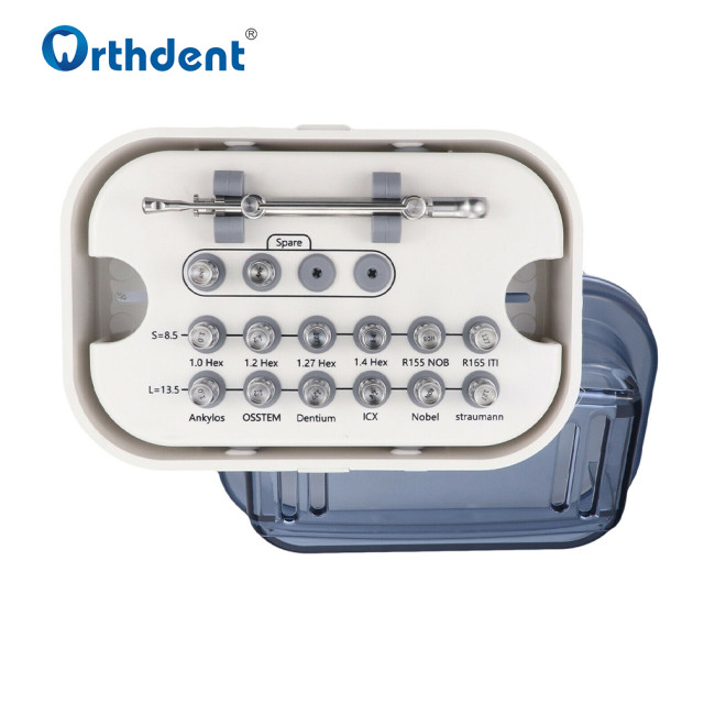 Orthdent 1Set Dental Implant Tool Kit Dentistry Universal Hand Driver Implant Torque Screwdrivers Wrench Dentist Dental Implant