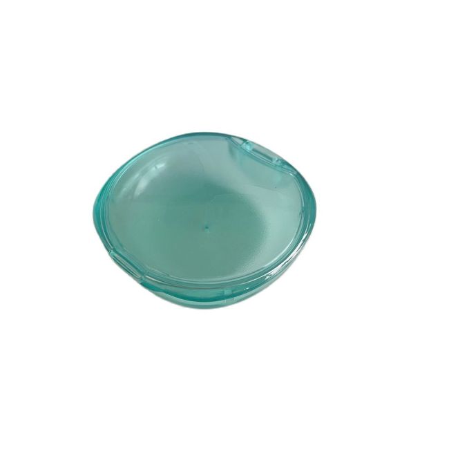1Pcs Dental Dentute Retainer Box Frosted Polished Translucent Retainer Container Denture Storage Box Green Black