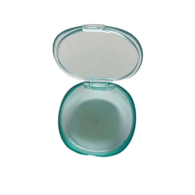 1Pcs Dental Dentute Retainer Box Frosted Polished Translucent Retainer Container Denture Storage Box Green Black