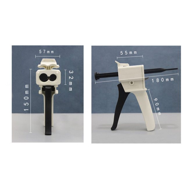Dental Impression Gun Universal Silicon Rubber Delivery Gun Dispensing Gun 1:1/2:1 10:1/4:1 Dentistry Tool