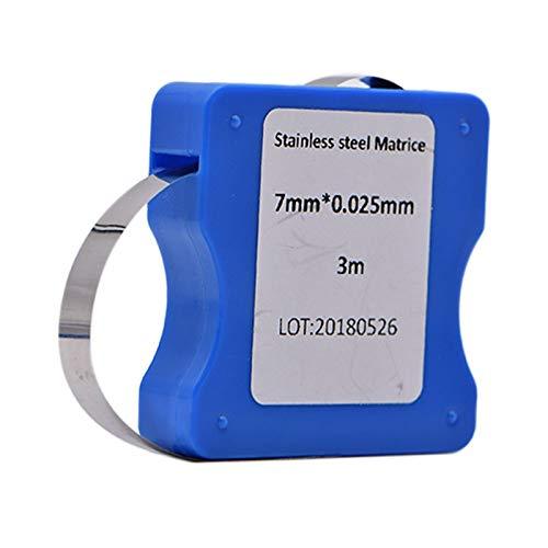 Orthdent 3 Meter/Roll Stainless Steel Matrice Bands 5mm/6mm/7mm Width 0.025mm Thichness Elastic Steel Matrix Strips Micromotors