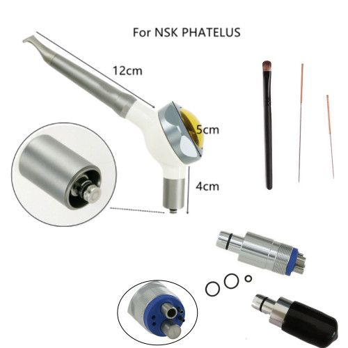 Dental Intraoral Air Polishing Coupler Sandblasting Teeth Polishing Prophy Airflow Jet Machine Fit Kavo/NSK Dentistry Cleaning