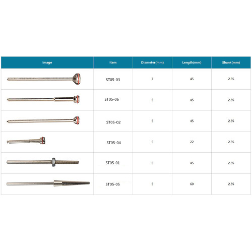 Orthdent 10Pcs/Pack Dental Stainless Steel Polishing Shank Diameter Mandrels Burs Disc Holder Tools Dentistry Lab Rotary Instruments