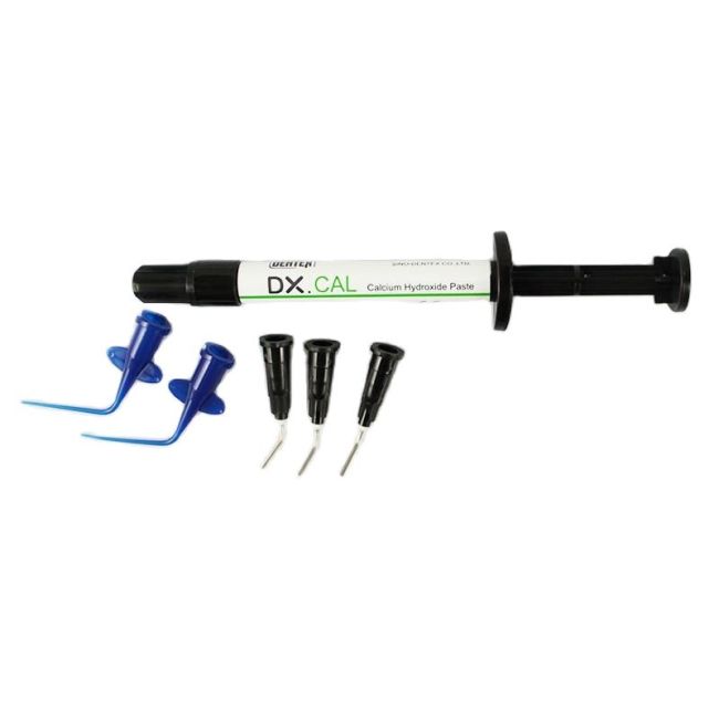 Ortrhdent 1Pcs/Bag DENTEX Dental Calcium Hydroxide Paste 2g/Syringe Indirect Pulp Capping Dentistry Restorative Tooth Materials