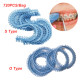 700 Pcs/Bag Orthodontic Separator Tie Dental Separator Ties Orthodontic Circle Rubber Ring S Type O Shape