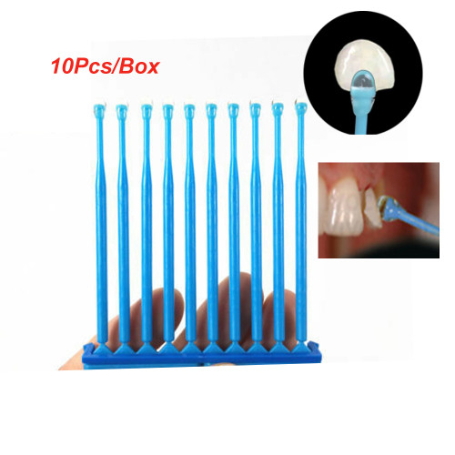 10 Pcs/Box Dental Bonding Stick Rods Bond Veneer Crown Matrix Adhesive Bracket Tubes Bule