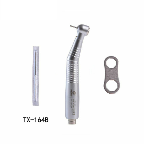 Orthdent 1Set Dental Tosi LED High Speed Handpiece TX 164B Fiber Optic Torque Head 2 Spray Push Botton Dentistry Lab Tools Equipments