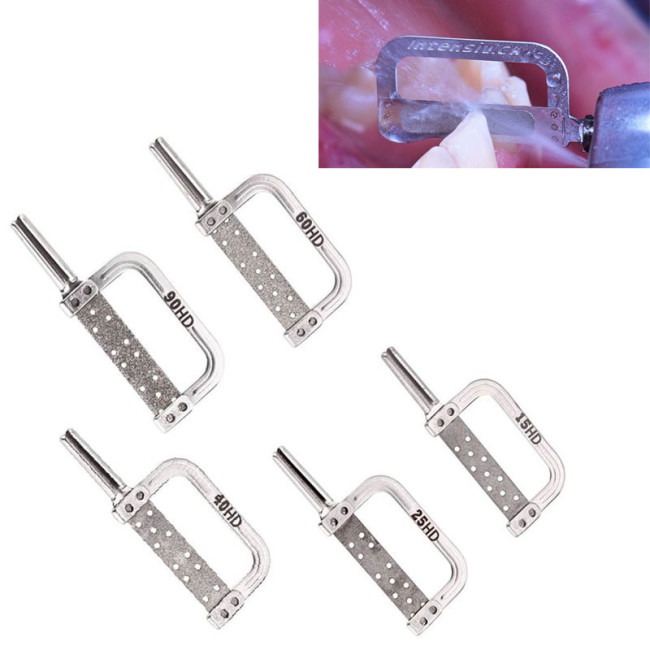 Dental Interproximal Enamel Gauge Measure Tooth Gap 4:1Contra Angle Handpiece Reciprocating IPR System Dentist Orthodontic Treatment Tools