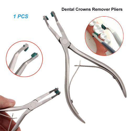 1Pcs Dental Autoclavable Crown Remover Plier Forcep for Removing Temporary Tooth Romove Veneers Dentistry Teeth Treatment Tools