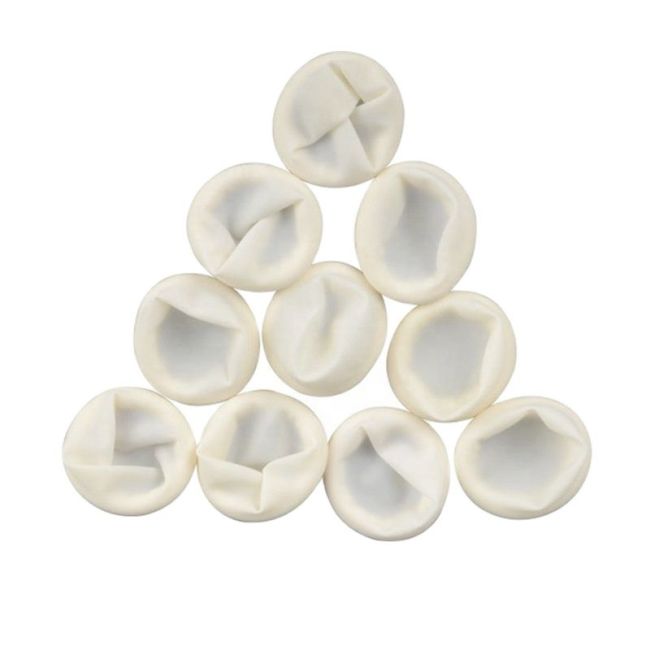 1000Pcs/Bag Dental Disposable Latex Rubber Finger Cots Anti-static Fingertips Gloves Non-slip Protector Dentistry Lab Materials
