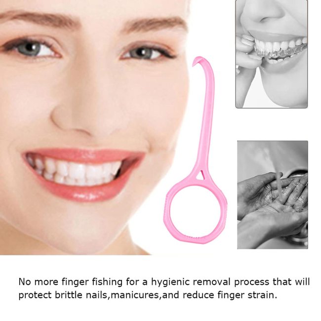 7Pcs/Set Dental Clear Aligner Remove Invisible Braces Extractor Retainer Take Off Plastic Hook Dentistry Lab Oral Care Orthodontic Tools