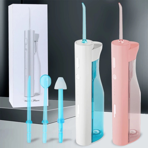 Portable Dental Oral Irrigator Flossing Water Flosser Cordless Tartar Remover Flusher USB Dentist Teeth Whitening Cleaning Tool