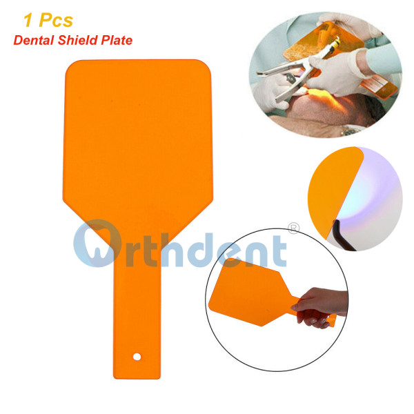 Orthdent 1Pcs Dental Shield Plate Handheld Eye-protective Board Curing Light Filter Paddle Dentistry Lab Teeth Whitening Tools