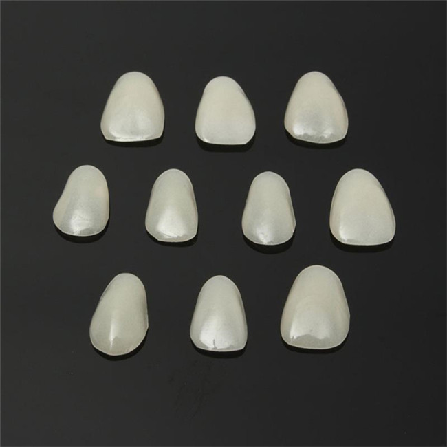 50Pcs/Bag Dental Veneers Ultra Thin Resin Anterior Teeth Temporary Crown Oral Dentures Dentistry Lab Repair Whitening Materials