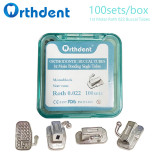100Sets/Box Dental 1st Molar Roth 022 Buccal Tube Orthdent Bondable Non-Convertible Monoblock