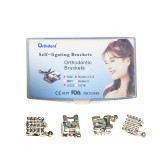 20Pcs/Pack Dental Self Locking  Brackets Metal Roth 022 345 Hooks Orthodontics Equipments for Teeth Dentist Braces Materials