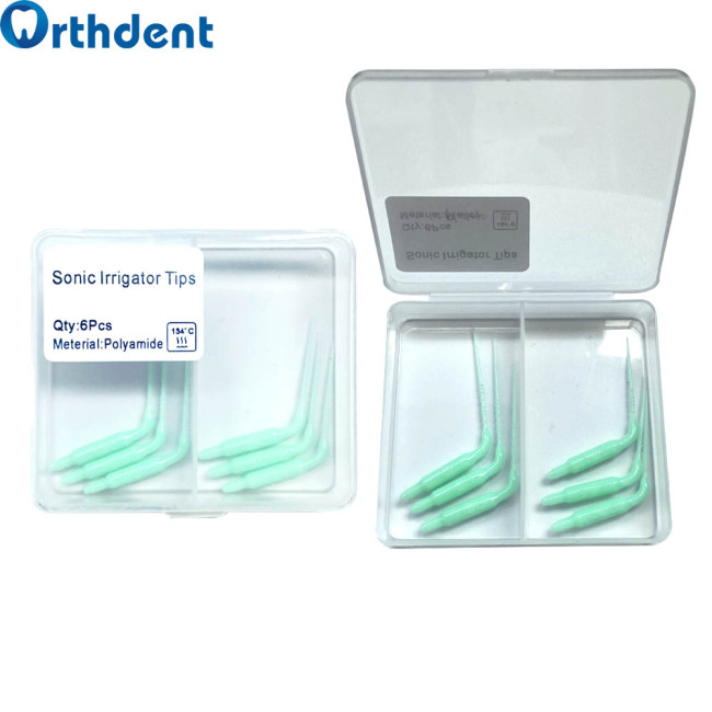 Dental 6Pcs/Box Sonic Irrigator Tips Ultrasonic Endodontic Activation Irrigation Air Scaler