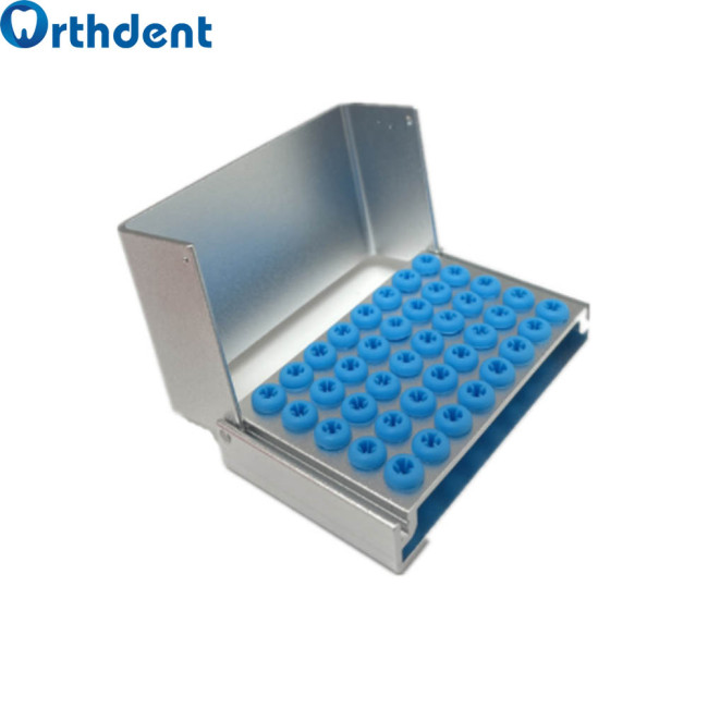 Orthdent 40/76/152 Holes Dental Bur Block Cleaning Stand Autoclave Sterilizer Disinfection Case