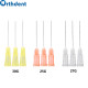 Orthdent 100Pcs Endodontic Irrigation Needle Tips Dental Disposable Syringe 30G/27G/25G Tooth Clean