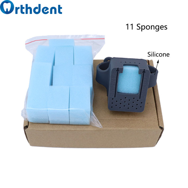 Orthdent 1 Box Endo Root Canal File Watch Wrist Measuring with 11 Sponge Blocks Stand Endodontic Files