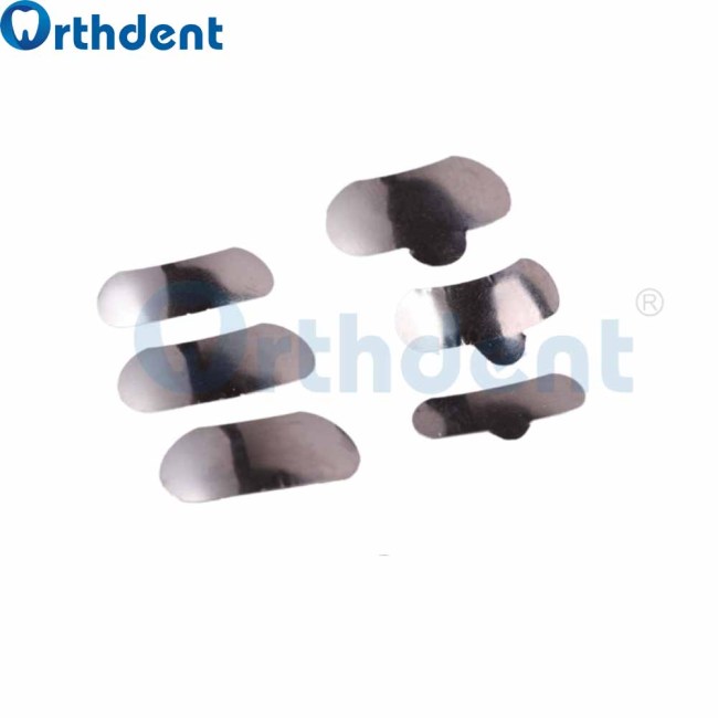 100Pcs/Set Dental Matrix Sectional Contoured Metal Matrices Bands Rings Spring clip No.1.398