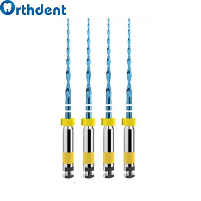 6 Pcs/Pack Dental Endodontic Reciprocating Endo Files Root Canal Blue Niti R25 08
