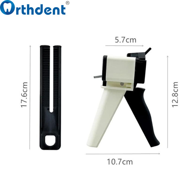 1 Pcs/Box Dental Impression Gun Universal Silicon Rubber Delivery Dispensing 1:1 4:1 Dentistry Tools