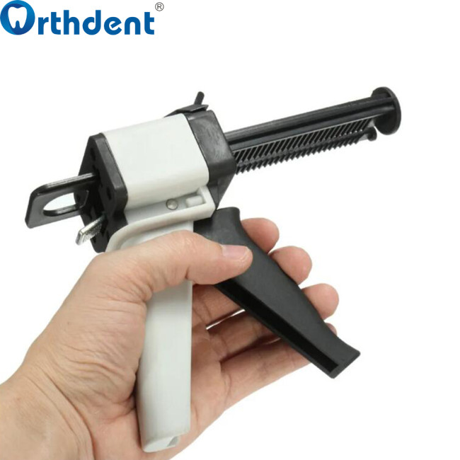 1 Pcs/Box Dental Impression Gun Universal Silicon Rubber Delivery Dispensing 1:1 4:1 Dentistry Tools